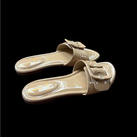 Sam Edelman Tan Minimalist Sandals - Picture 2 of 5